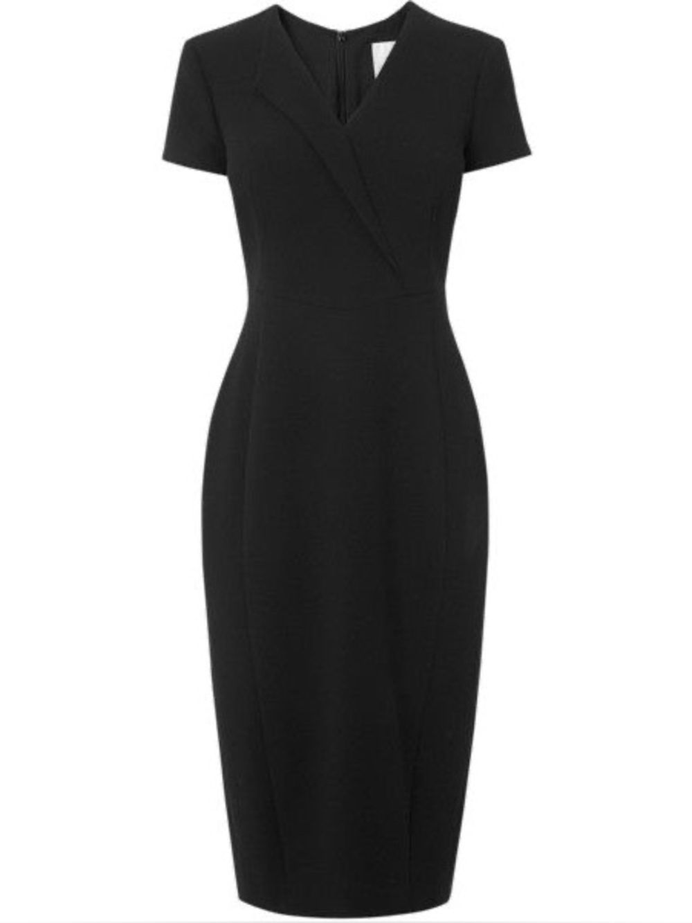 LK Bennett Eline V Neck Sheath Dress In Black